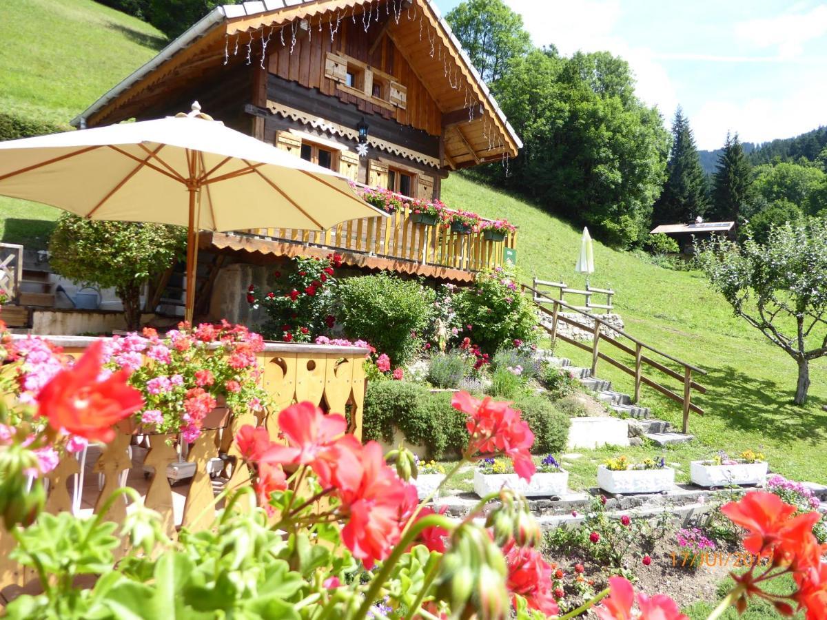 Chalet Fleur Des Neiges Saint-Jean-dʼAulps Exterior foto