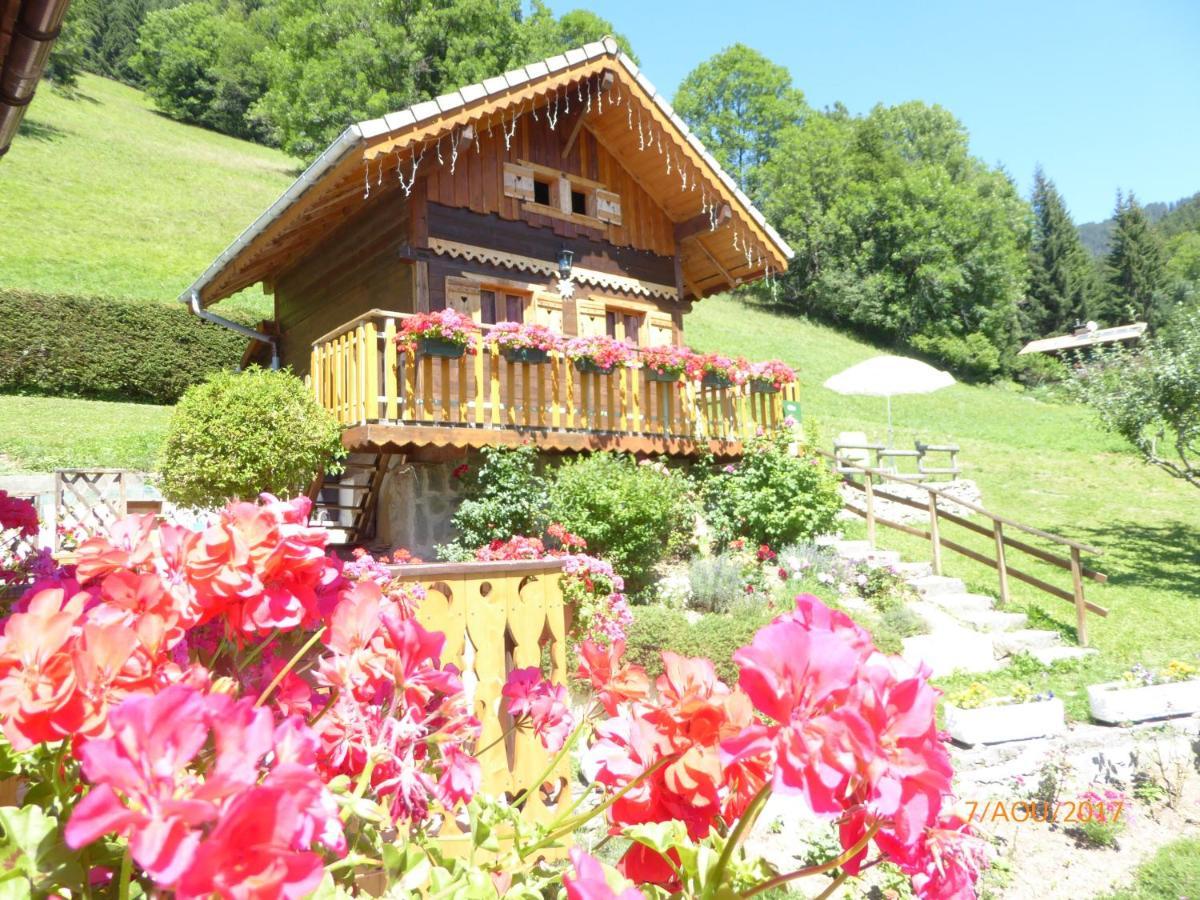 Chalet Fleur Des Neiges Saint-Jean-dʼAulps Exterior foto